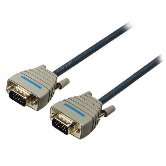 Cavo VGA Maschio 5m Blu Cavo VGA Maschio 5m Blu